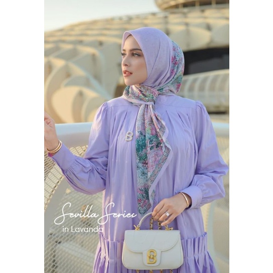 READY Lavanda Buttonscarves Sevilla Series