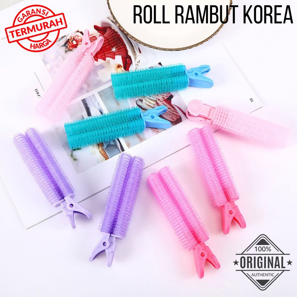 VS BG - Klip Poni Tetap Stereotip Berbulu Gaya Korea original / ROLL JEPIT