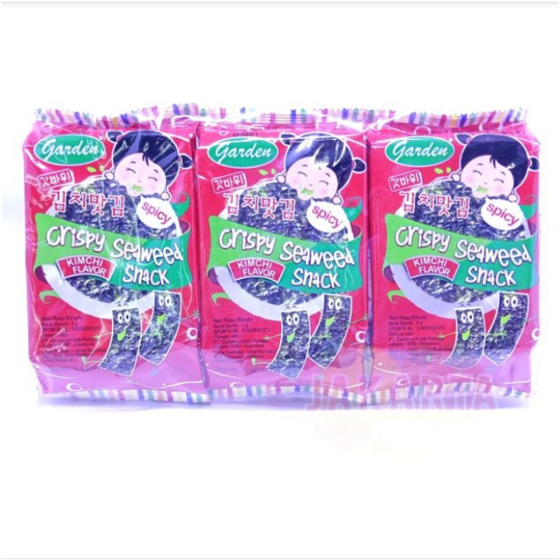 

(CAMILAN INSTAN) GARDEN SEAWEED KIMICHI 15G
