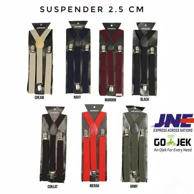 

BEST SELLER SUSPENDER TALI JOJON 2.5 CM AP420
