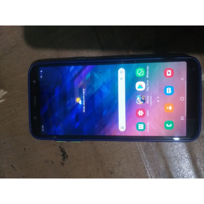 hp second murah, samsung a6 plus, ram 4gb, normal,siap pakai