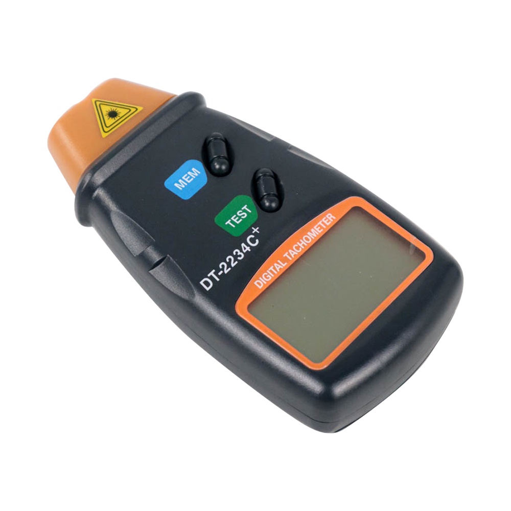 LCD Digital Laser Photo Tachometer 2.5-100000 RPM - DT-2234C+ - OMRS6ABK Black