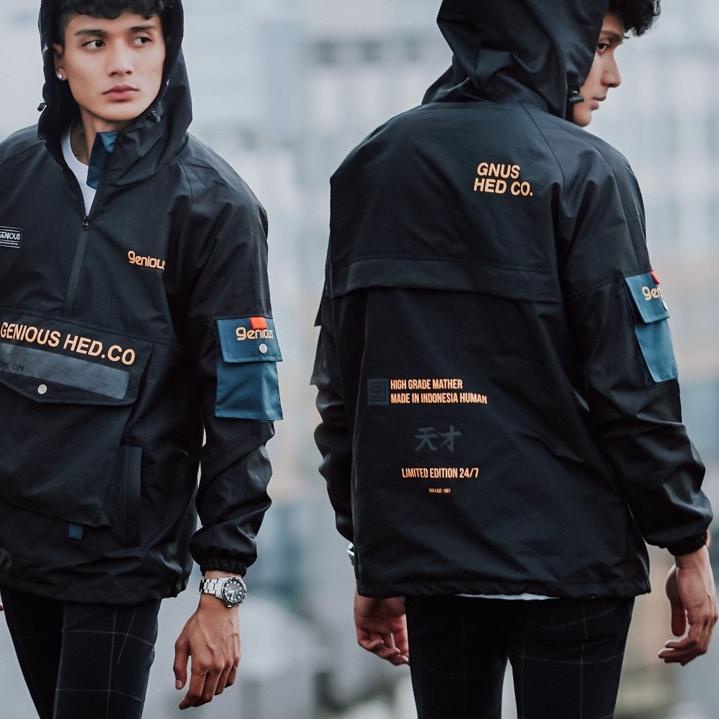 Wow Murah Meriah.. Jaket pria IKC 002 distro cbr Bandung hoodie dua sisi bolak balik keren grosir ja