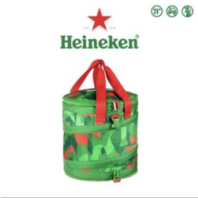 heineken festive pop up cooler bag ori - tas pendingin minuman / makanan