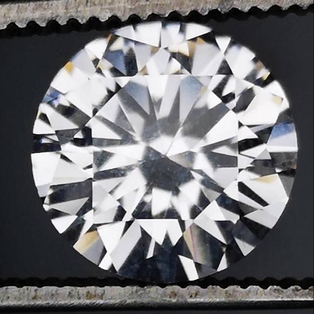 Batu permata white missonite asli+memo Ngr lab