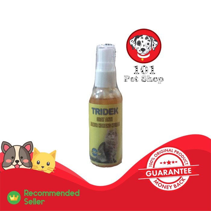 TRIDEK - OBAT ANTI JAMUR SPRAY KORENG DAN KURAB KUCING