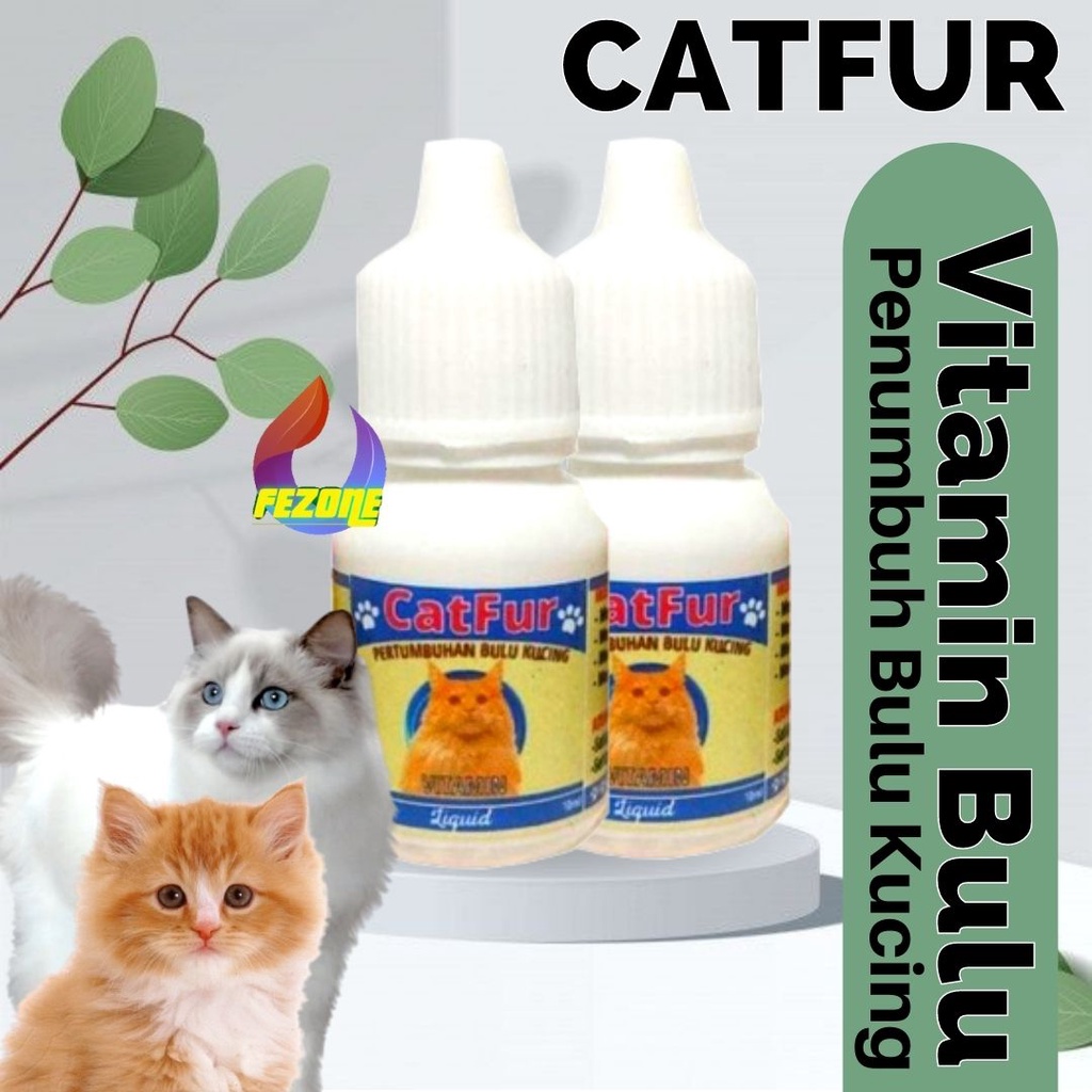 Vitamin Bulu Kucing Catfur Obat Bulu Kucing Rontok FEZONE