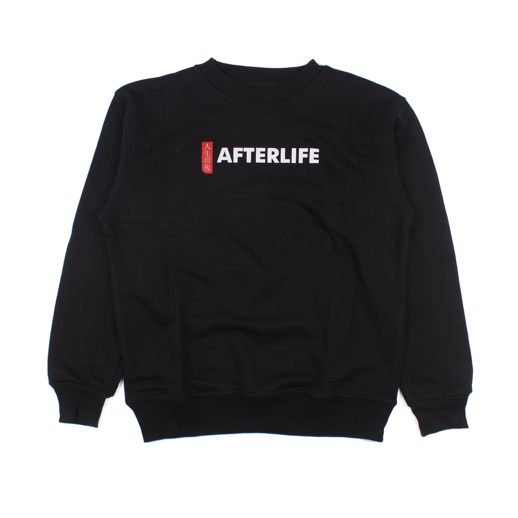 AFTERLIFE - CrewNeck Butterfly Life Black