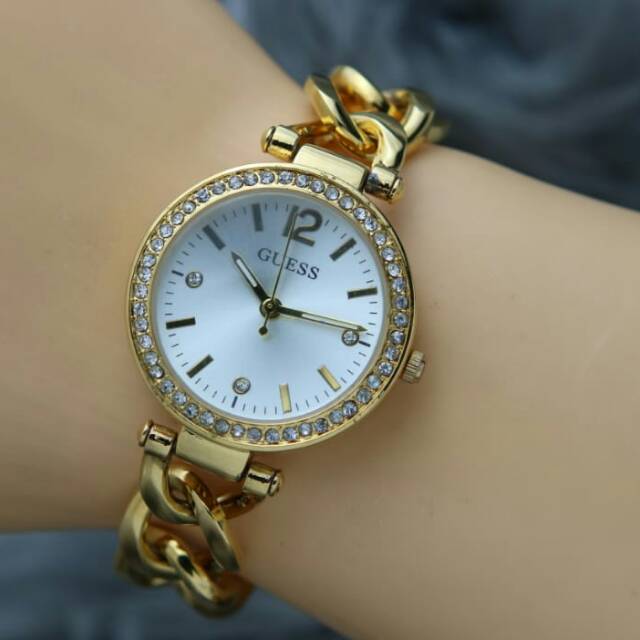 Jam Tangan Rantai Guess Jam Wanita