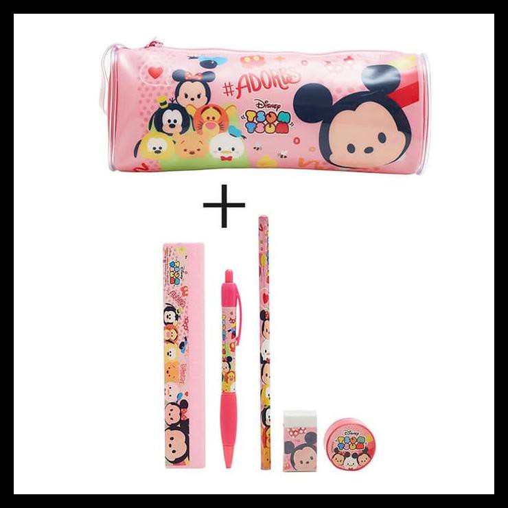 

BANTING HARGA DISNEY TSUM TSUM TEMPAT PENSIL + TSUM TSUM ALAT TULIS SET PAKET ALAT TULIS MURAH
