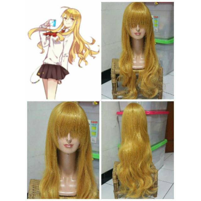Wig kise kurobas / wig marisa kirisame / wig base 80cm gol blonde yellow blonde