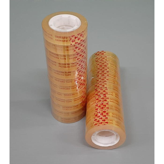 

SELOTIP DAIMARU 0.5 inch X 25 yard BENING | ISOLASI | LAKBAN