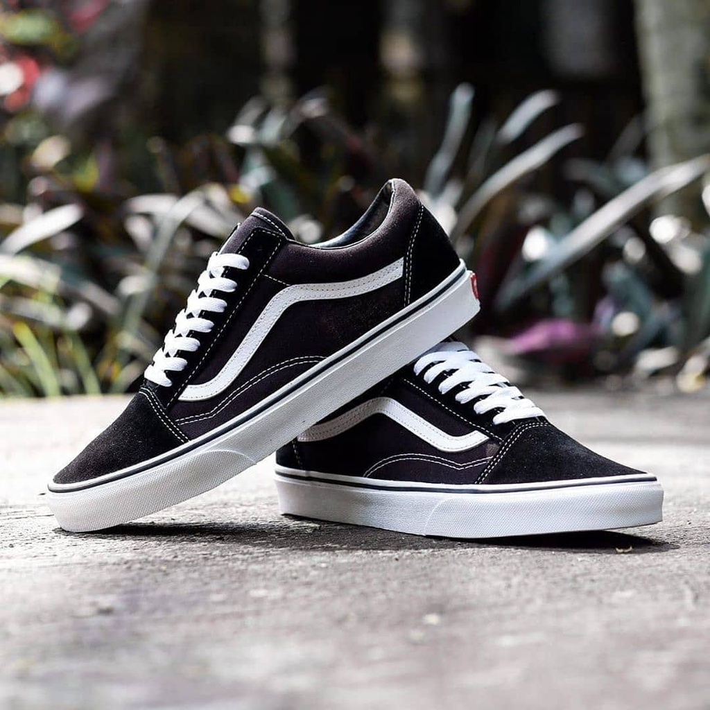 Bisa Cod Sepatu Vans Oldskool Black White Size 36-44 Premium Quality Made In China