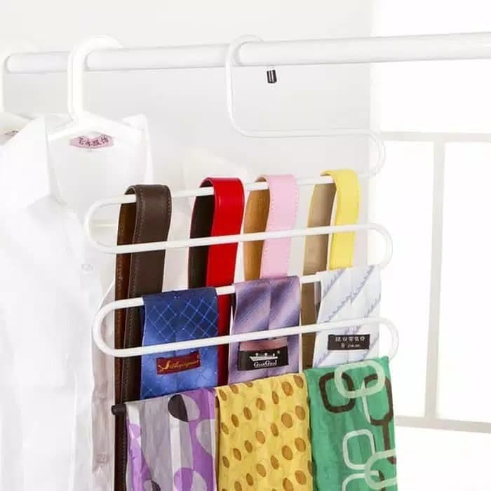 Gantungan S Celana Dasi Hijab Syal Celana Celana Hanger Besi