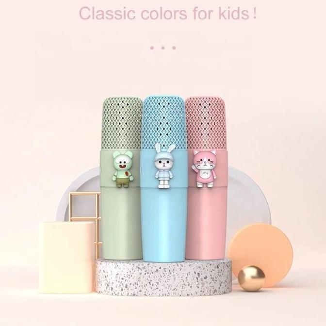 k9 wireless bluetooth mic microphone anak karaoke nyanyi sing song