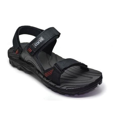 [COD] Carvil Sandal Gunung Pria Oxford-GM Black Red BERKUALITAS Kode 890