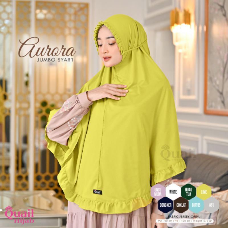 Aurora Jumbo Syari Quail Hijab