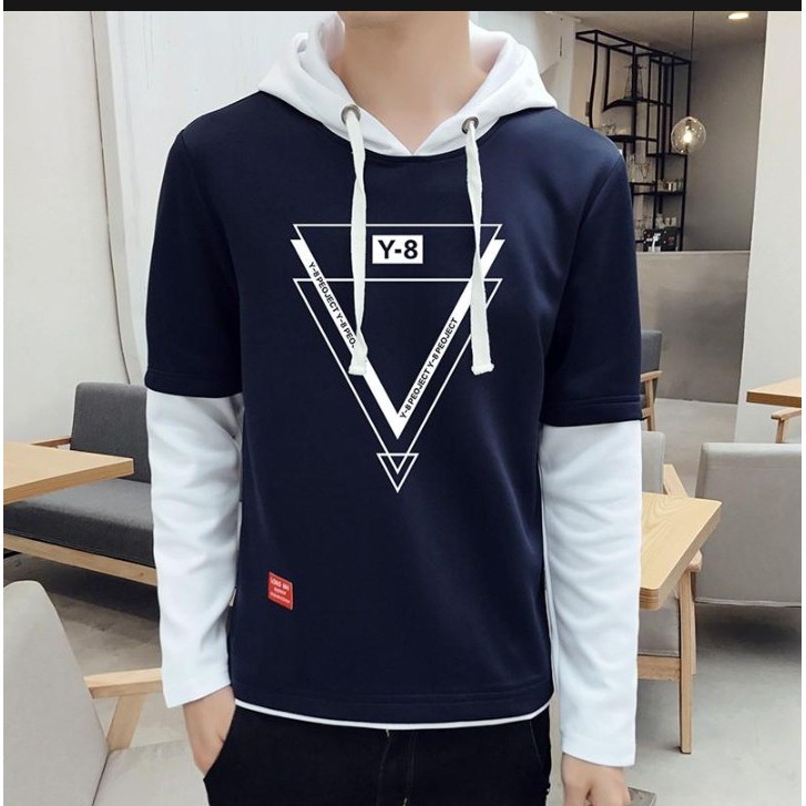 Y8 sweater hoodie jaket pria wanita