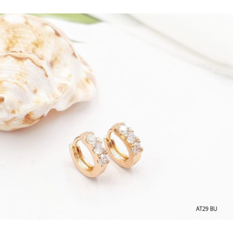 Anting Xuping jepit mutiara AT29 BU