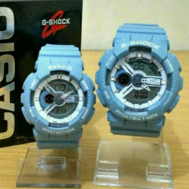 JAM TANGAN CAUPLE CASIO G SHOCK DUALTIME KW SUPER