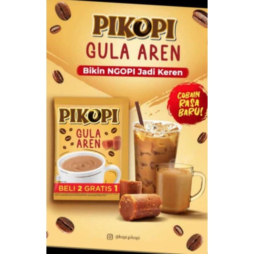 

pikopi gula aren 22gr beli 2+1 ( 1 renceng isi 15 biji )