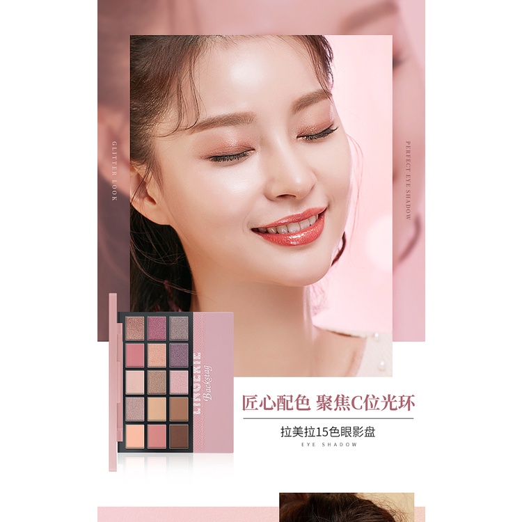 Lameila Eyeshadow Make Up Kit Palette 15 warna LS 5025