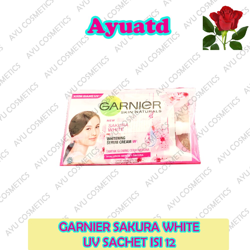 Garnier Cream / Facial foam Serum Sachet 7ml 12 pcs Harga 1 Renceng