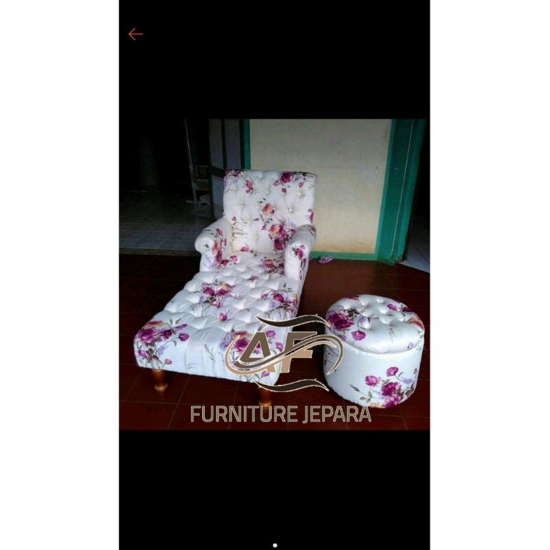 kursi sofa santai,sofa malas ,kursi sofa empuk, sofa dengan meja stooll bundar