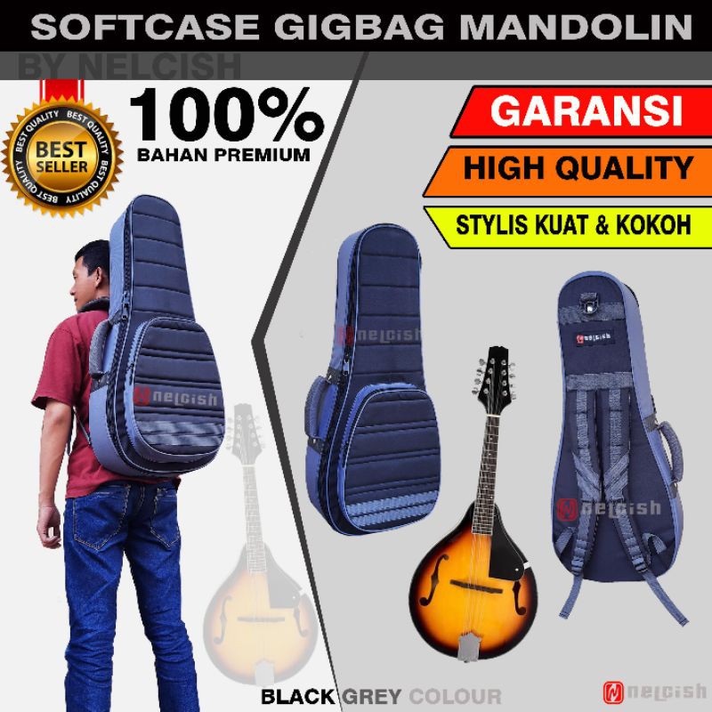 SOFTCASE GIGBAG GUITAR Tas Softcase Gitar Mandolin Akustik Elektrik dengan Busa Pelindung GUITAR MAN