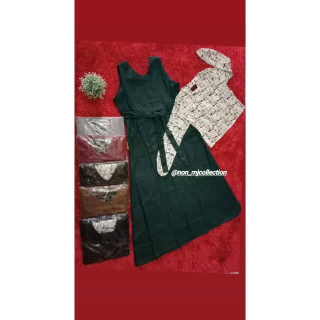 Setelan koduroy winody