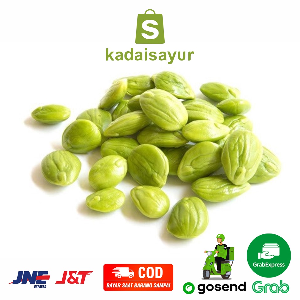 

Pete Petai Kupas Segar Bahan Sambal Sayuran Segar Fresh Makan Makanan