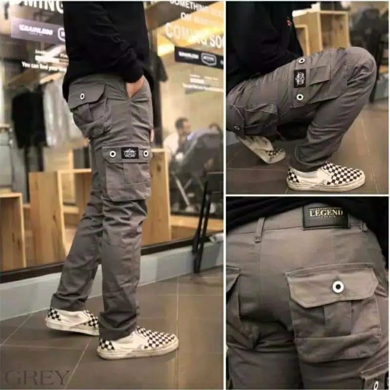 [BISA COD] Size 27 - 38 ORIGINAL Celana Cargo Panjang Pria Army Loreng Ufc Venum Mma Panta