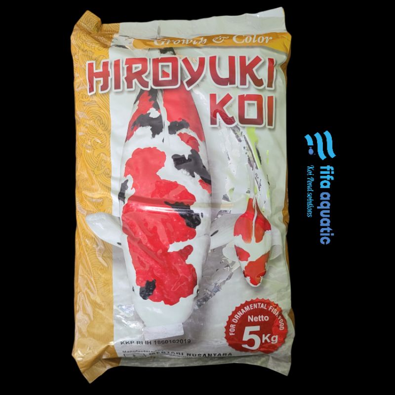 Pakan koi 5kg Hiroyuki growth & colour