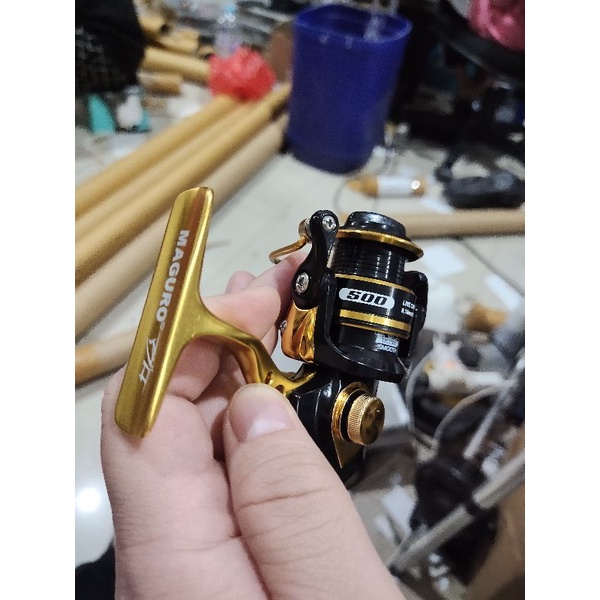 reel pancing maguro vorza 500 body metal