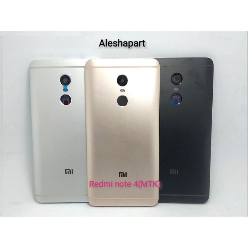 Backdoor/Back Casing/Tutup Belakang XIAOMI REDMI NOTE 4 MTK