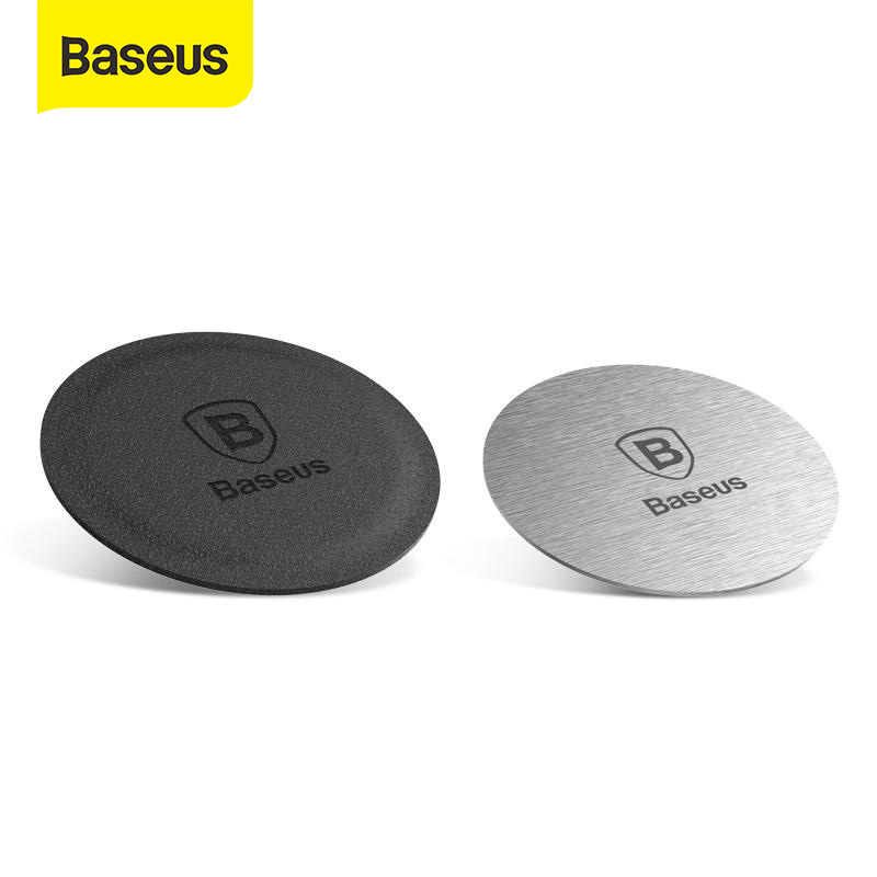 baseus magnetic disk for car phone holder magnet metal plate   leather iron sheets for magnetic air 