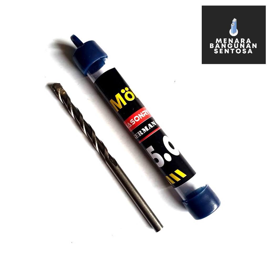 Mata Bor Beton IGM Mollar 5mm - Bor Tembok Dinding 5 mm Masonry Drill