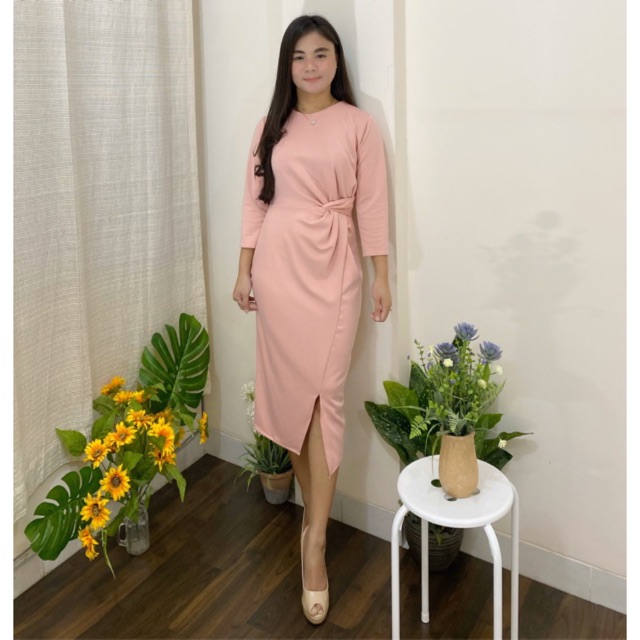 Carenina Dress Casual Dress Scuba - meganshoping