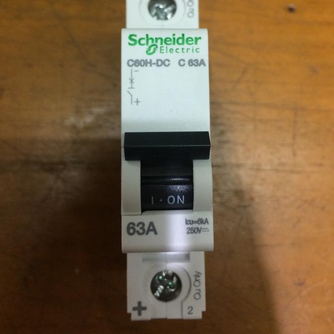Mcb C60H-DC 63A 1P Schneider MCB DC