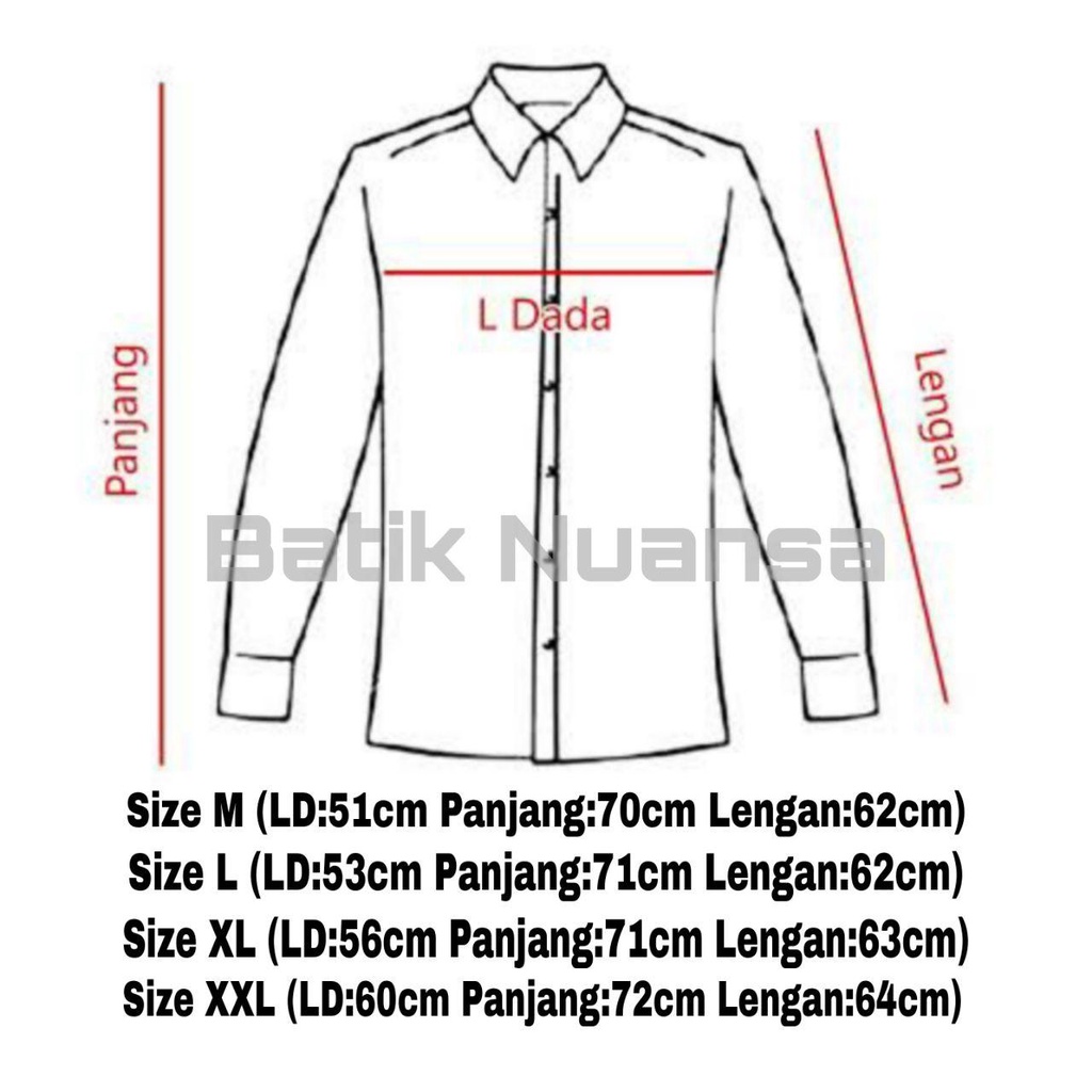 Agrapana Baju Batik Pria Lengan Panjang Batik Premium Modern Rajata Size M L XL XXL