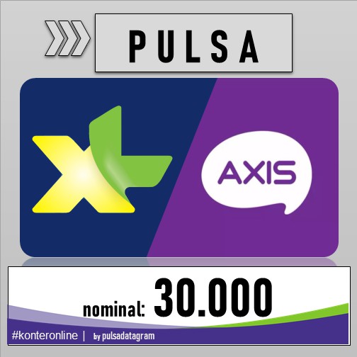 Pulsa XL Axis 30000 30 Ribu Murah #konteronline