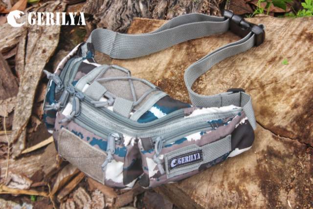 Waistbag/waistbag pria/waistbag tactical army/tas selempang army/ Gerilya (tas kualitas Premium)