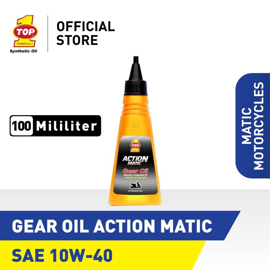 PAKET OLI TOP 1 TOP1 ACTION MATIC 20W40 800ML SYNTHETIC DAN OLI GARDAN