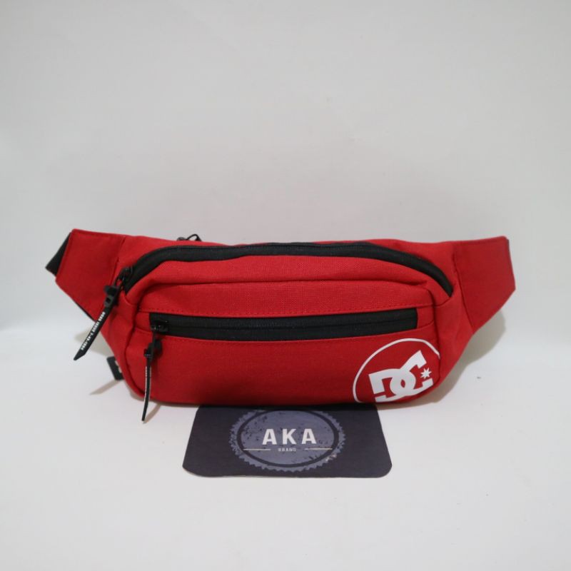 Tas DC Baggoff Hip Pack Racing Red Sling Waist Bag ( 100% Original )