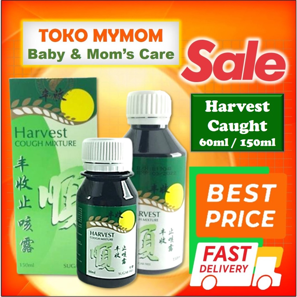 [BPOM] Harvest Cough Mixture 150ml / Harvest Obat Batuk Sirup Herbal 150 ml / MY MOM