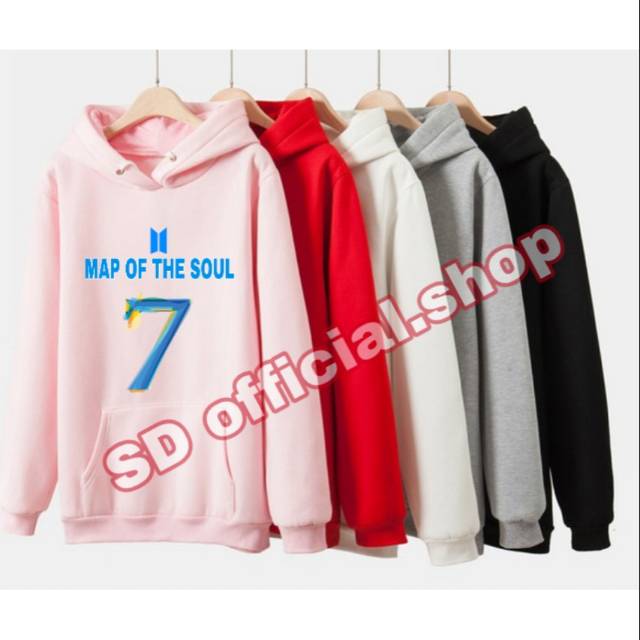 (bisa bayar ditempat)  jaket hoodie kpop BTS MAP OF THE SOUL 7