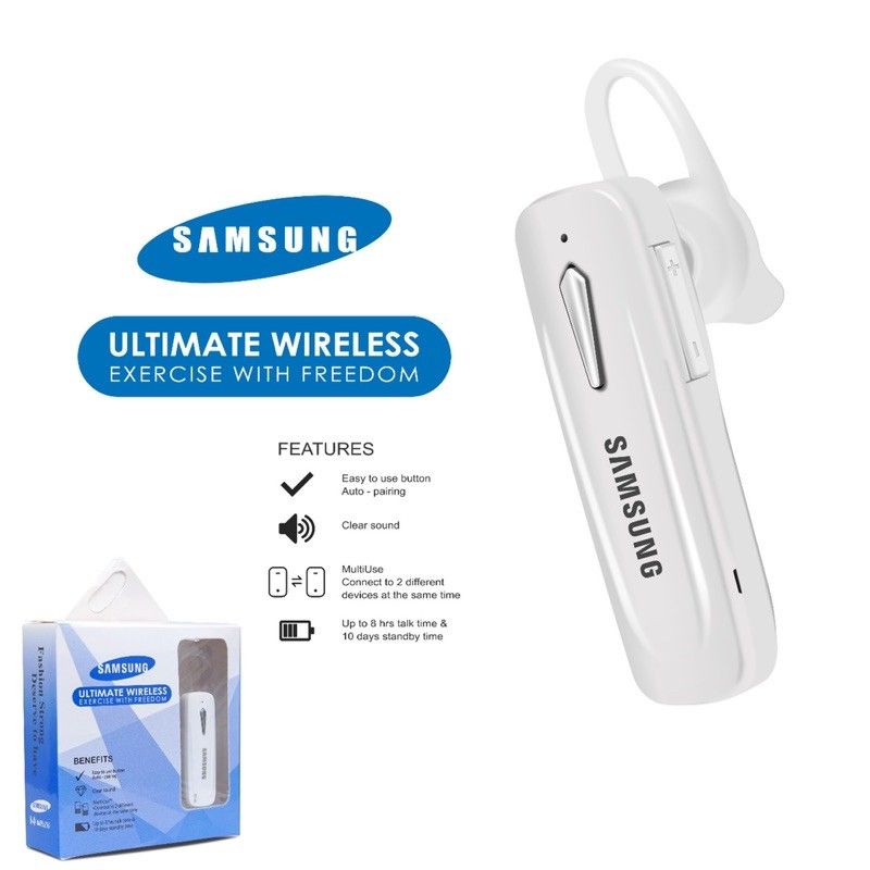 Headset Handsfree Bluetooth Samsung Earphone Samsung Bluetooth