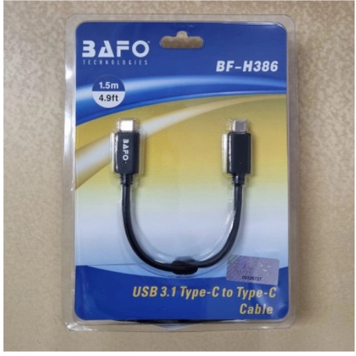 Kabel USB 3.1 Type-C to Type-C 1,5M BF H-386 H386 BAFO ORIGINAL