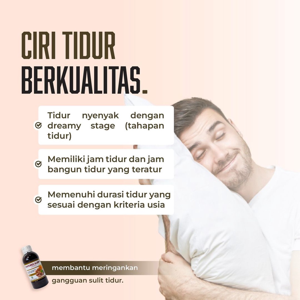 Madu Natures Sleepy Obat Susah Tidur Insomnia Herbal Lelap Tidur Imsomnia