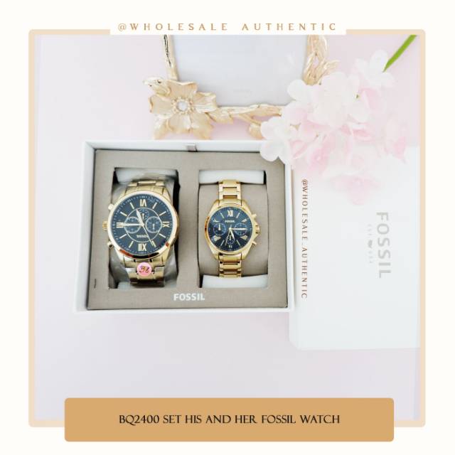 FOSSIL WATCH COUPLE SET BQ2400